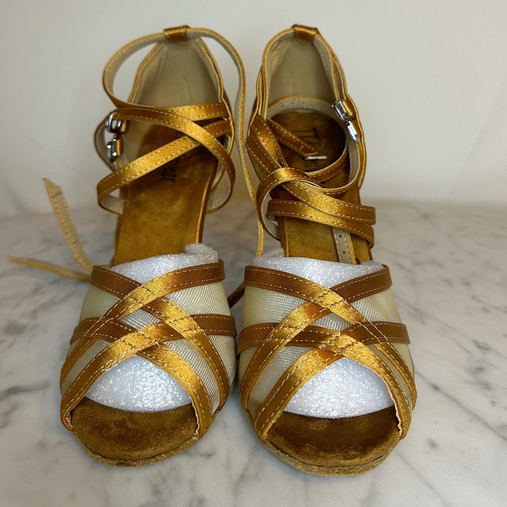 Copper Ballrom Dance Shoes/ NEW